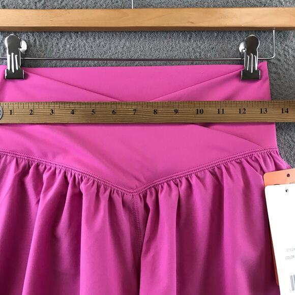 New X by Gottex pink mini skirt lined in pink size M - Picture 5 of 12